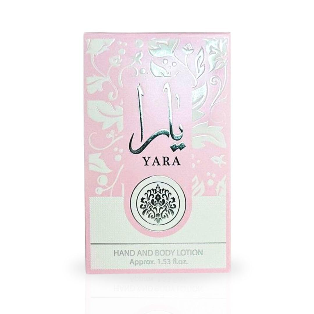 YARA Hand & Body Lotion 45ML (1.53 OZ) Ultra Moisturizing, Skin-Nourishing, Replenishes Dry Skin, Sweet Fragrance.